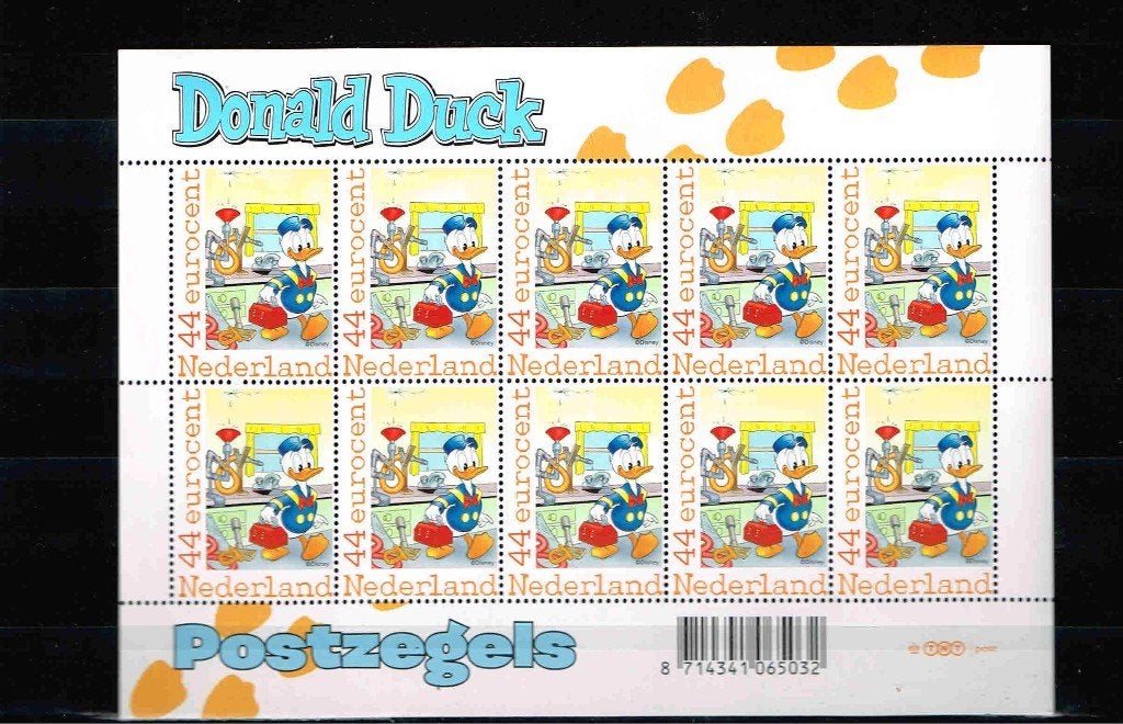 Donald Duck vel 10 persoonlijke zegels 44 /b12.4, Postzegels en Munten, Postzegels | Nederland, Verzenden, Na 1940, Postfris