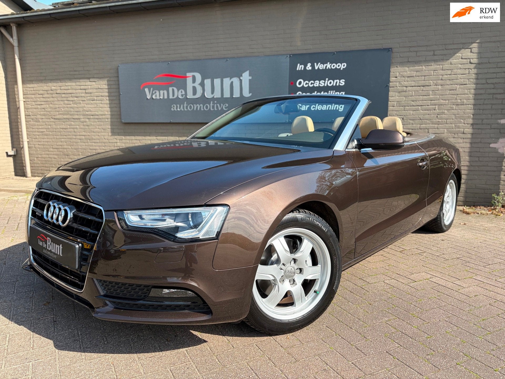 Audi A5 Cabriolet 2.0 TFSI quattro Pro Line | 1e Eig. | NAP, Automaat, Euro 5, Gebruikt, Beige