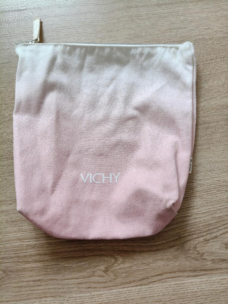 Vichy toilettasje, Sieraden, Tassen en Uiterlijk, Toilettassen, Ophalen, Gebruikt, Roze, Meisje
