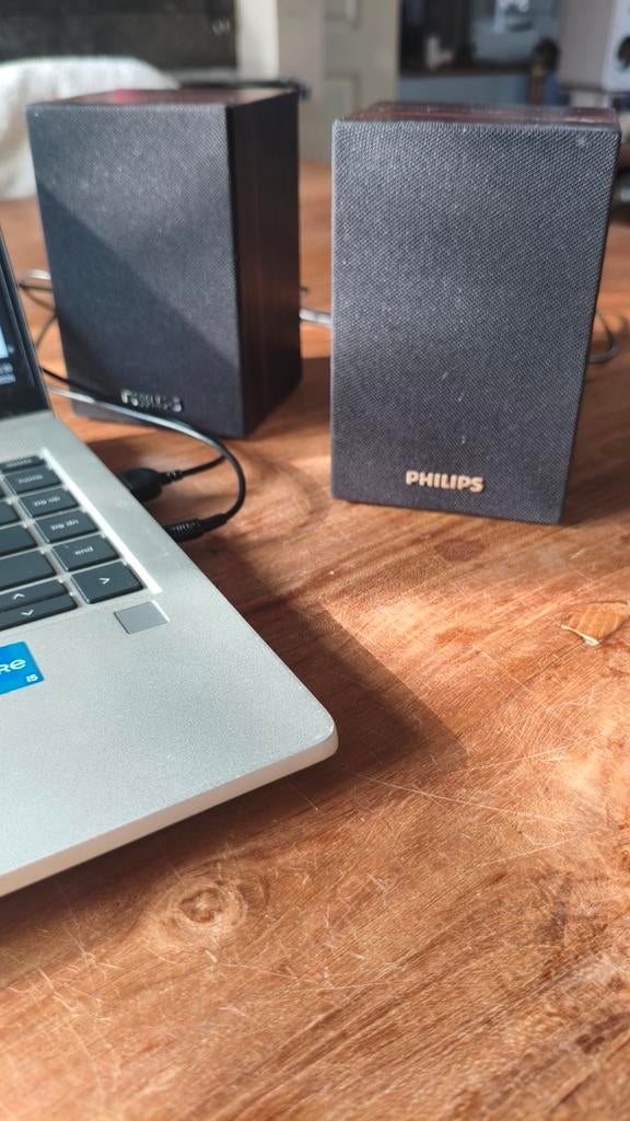 Philips PC Speakers (SPA20/12) - Goed geluid - USB Gevoed, Computers en Software, Pc speakers, Zo goed als nieuw, Audiokanaal 2.0