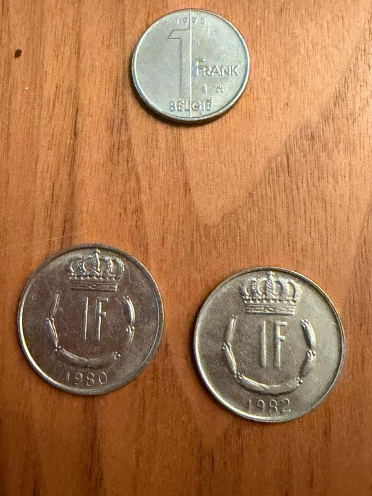 Collectie Belgische Franken: Diverse Waarden en Jaren, Ophalen of Verzenden, Metaal, Setje