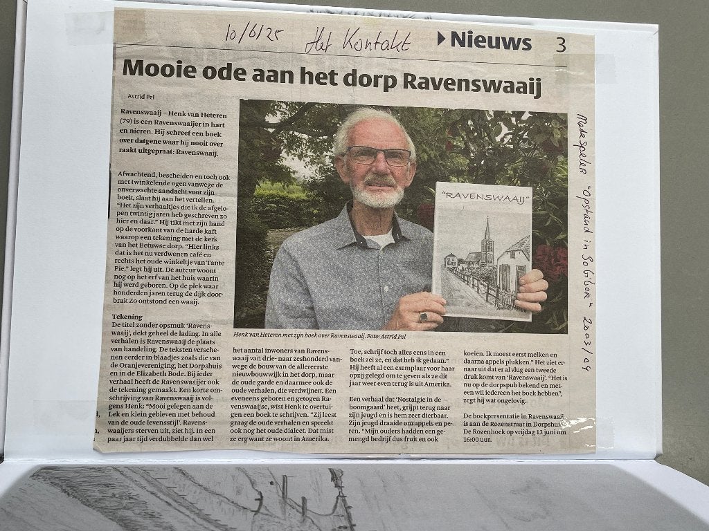 Ravenswaaij door Henk van Heteren (2025), Ophalen of Verzenden, 20e eeuw of later, Zo goed als nieuw