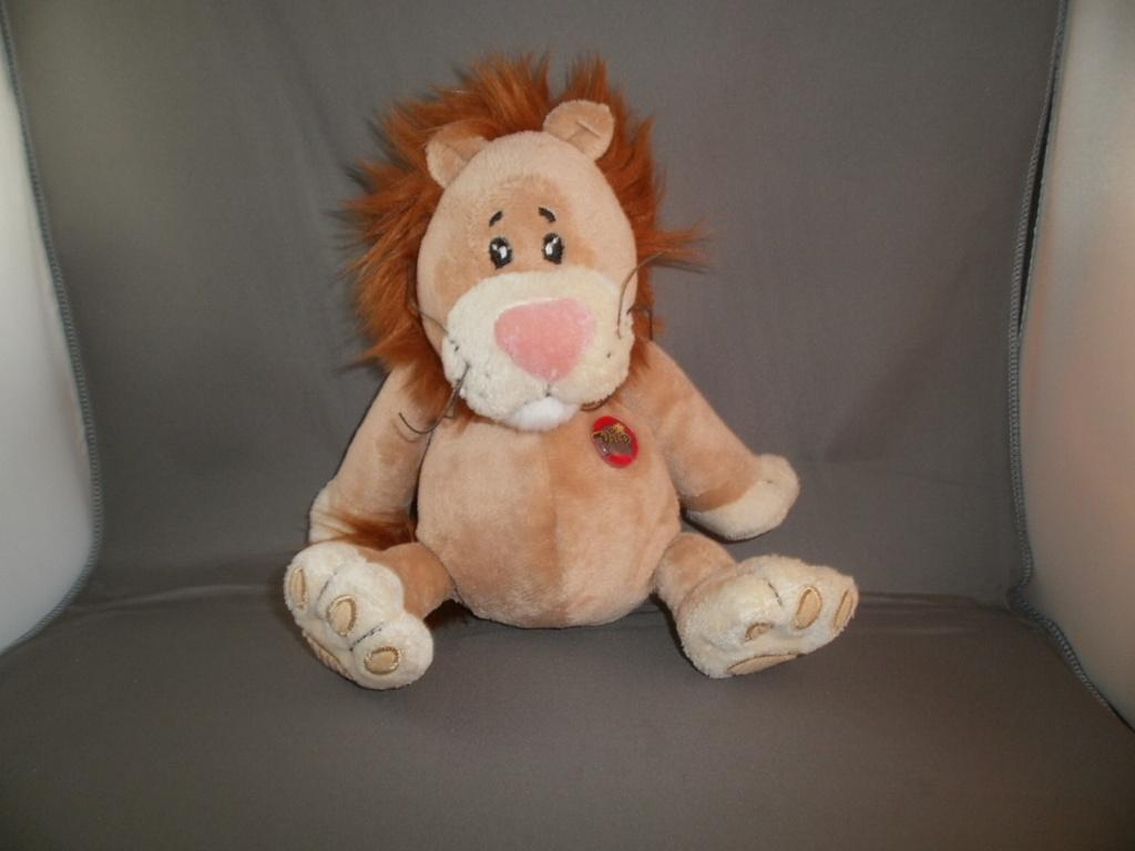 keel toys leeuw bruin/crème velours /harig roze neus 27 cm, Kinderen en Baby's, Speelgoed | Knuffels en Pluche, Overige merken