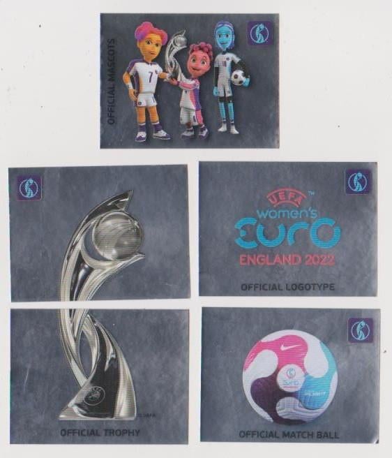 Panini stickers Euro 2022 Women, Verzenden, Zo goed als nieuw, Buitenlandse clubs, Poster, Plaatje of Sticker