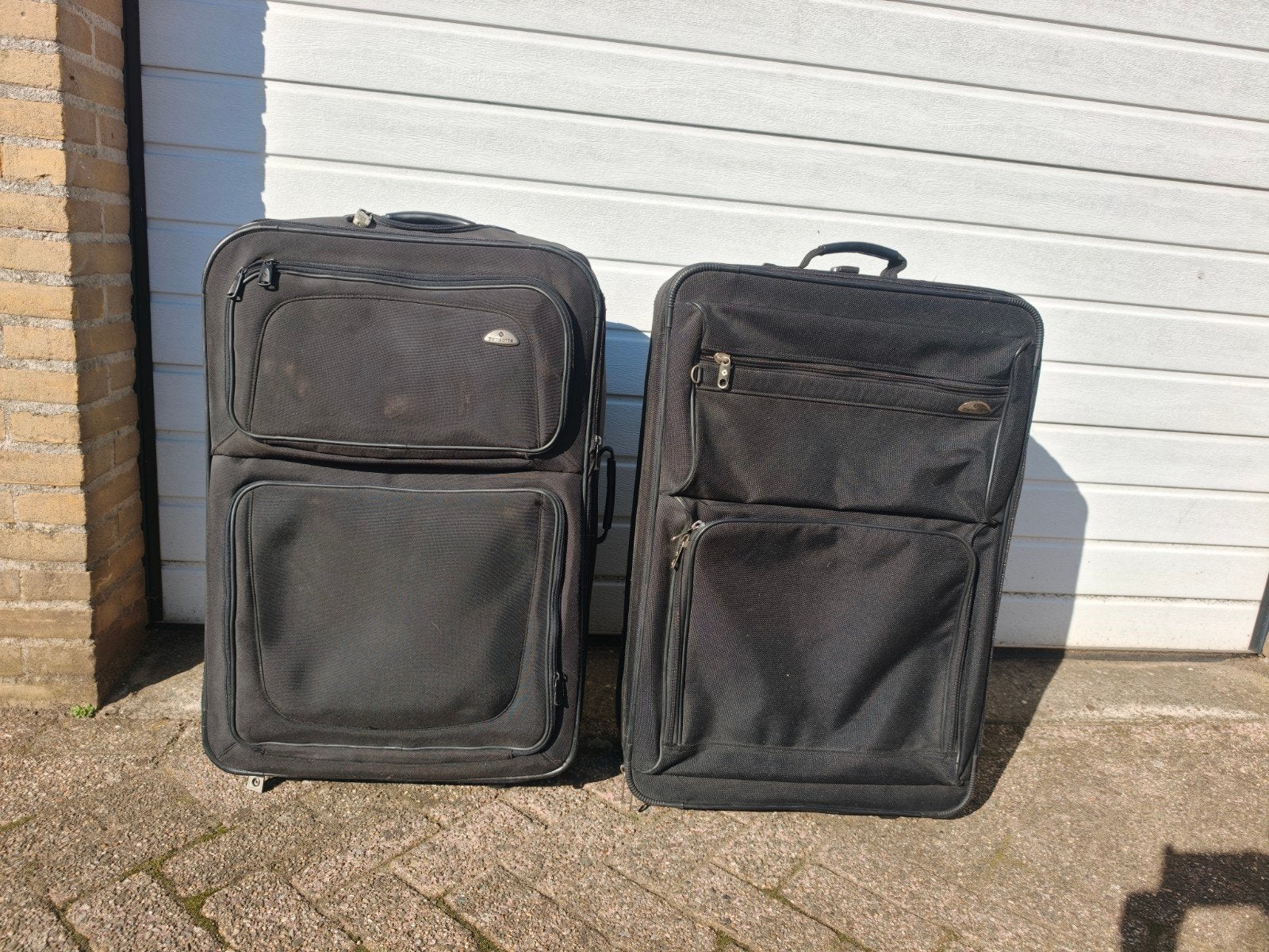 Samsonite koffers groot - Set van 2, Sieraden, Tassen en Uiterlijk, Uitschuifbare handgreep, Gebruikt, 45 tot 55 cm, Ophalen of Verzenden