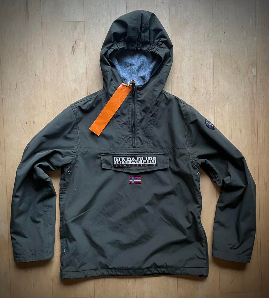 Napapijri Rainforest outdoor wandel trekking jack jas 164, Ophalen of Verzenden, Zo goed als nieuw, Jongen of Meisje, Jas