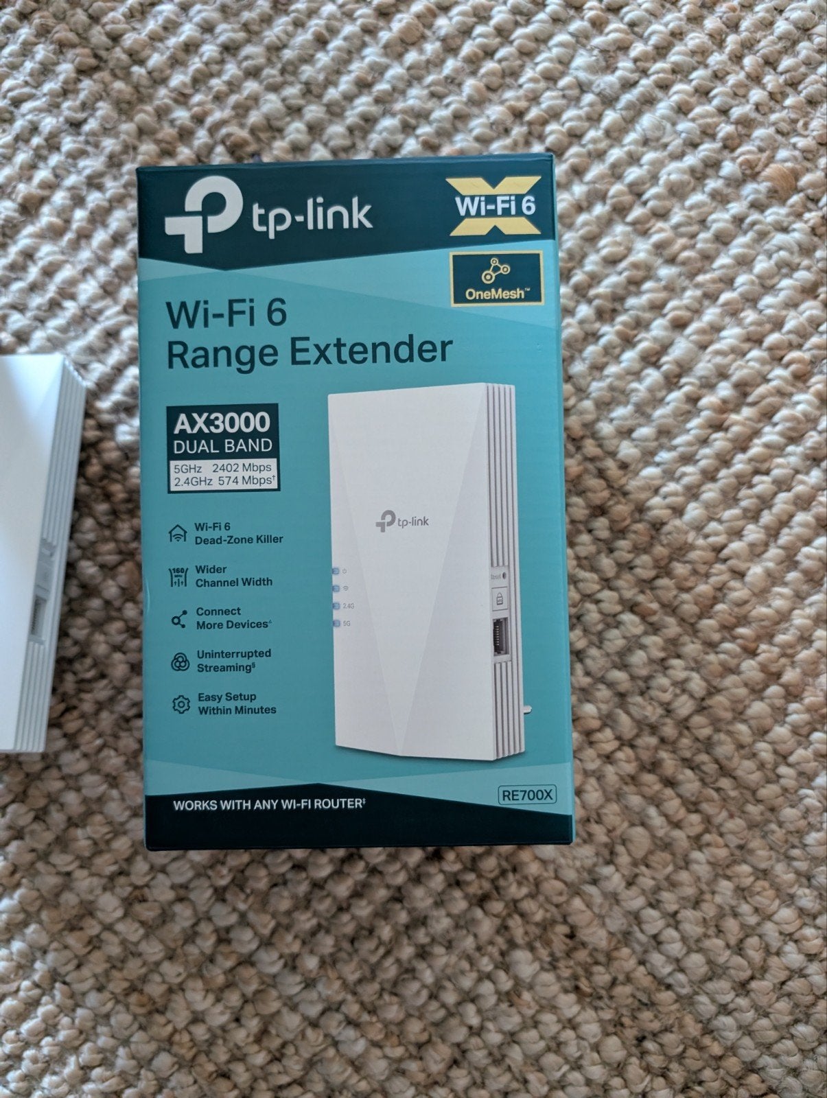 TP-Link RE700X AX3000 Wi-Fi 6 Range Extender, Ophalen of Verzenden, Zo goed als nieuw