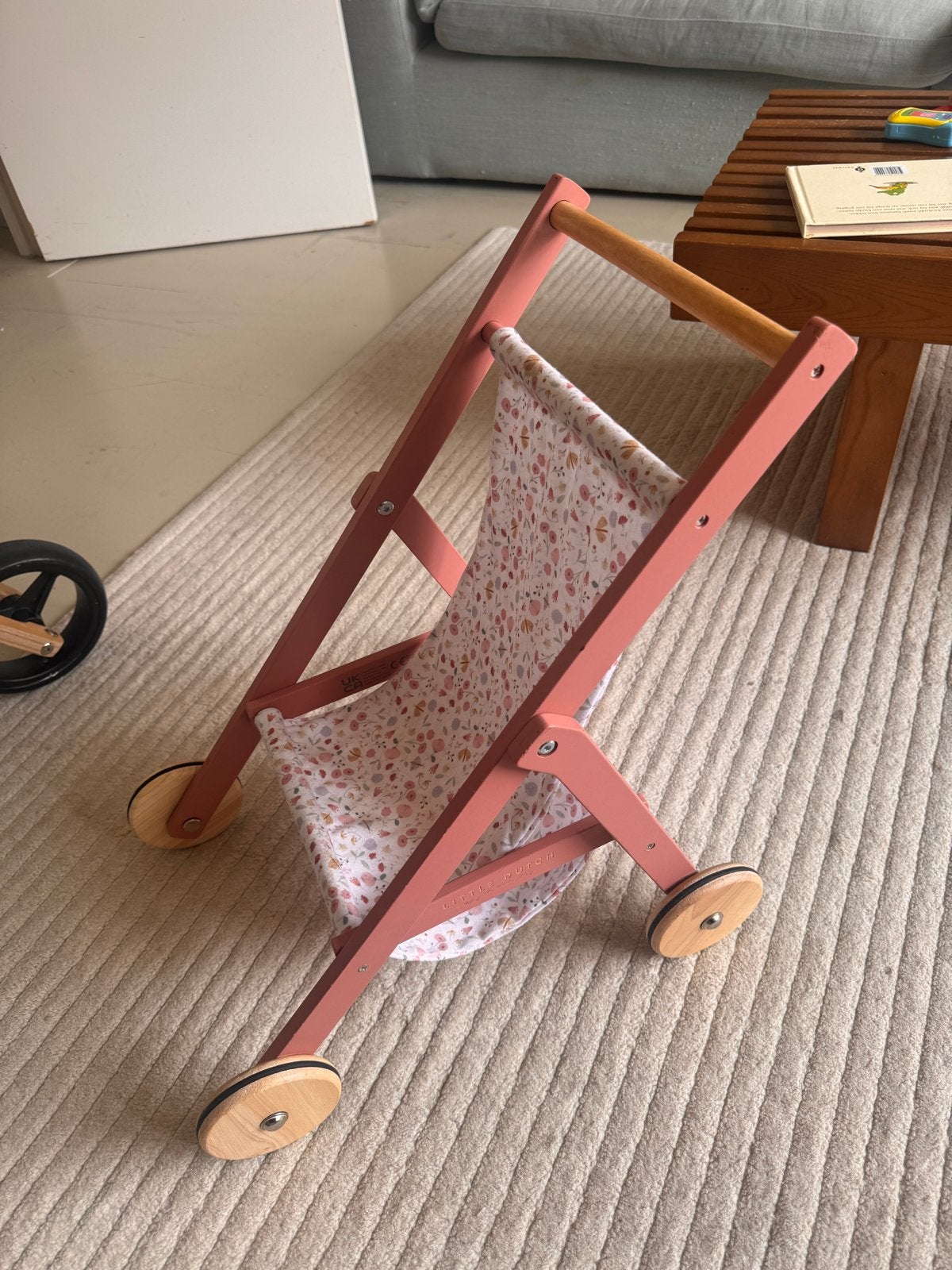 Little Dutch Poppenwagen - Roze, Ophalen, Zo goed als nieuw, Overige typen