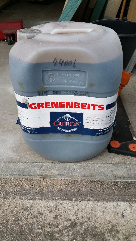 Gideon waterbeits 10 liter, Doe-het-zelf en Verbouw, Verf, Beits en Lak, Ophalen, Bruin, Gideon, Nieuw