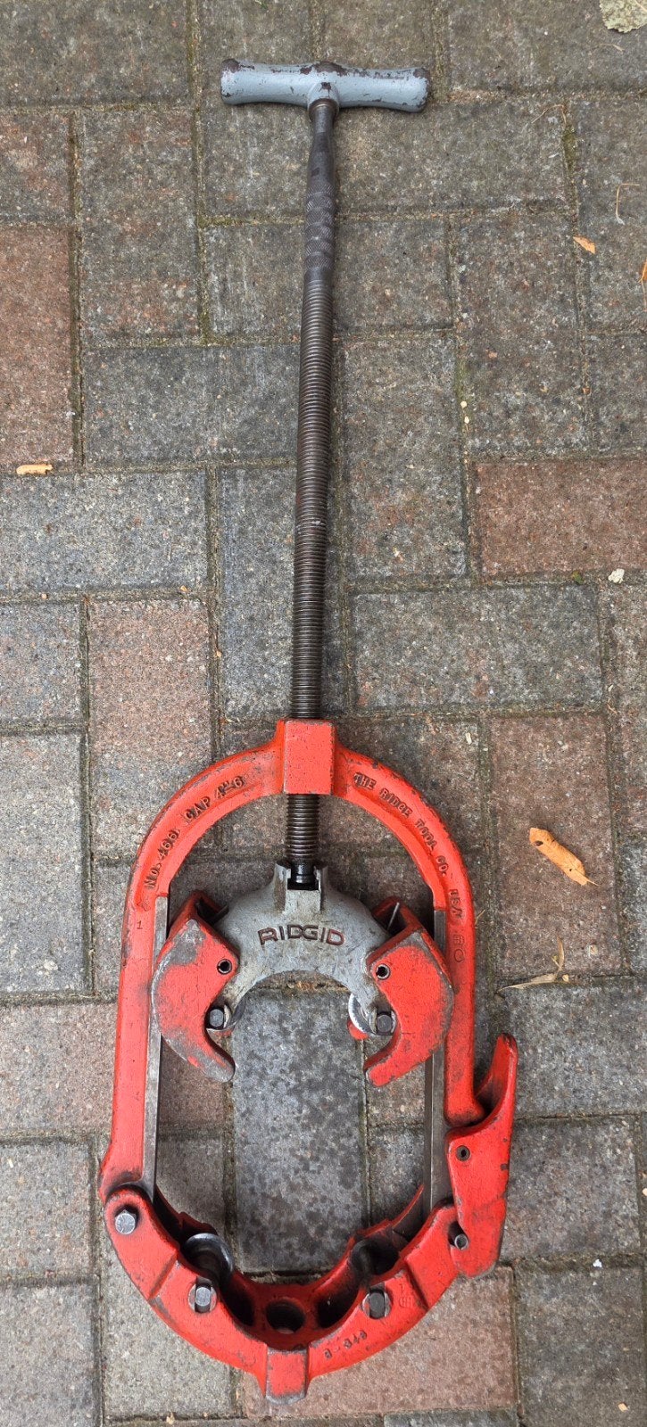 Ridgid No. 466 Scharnierende Pijpsnijder (4" - 6") - Heavy D, Ophalen, Gebruikt, The Ridge Tool Company, Ridgid