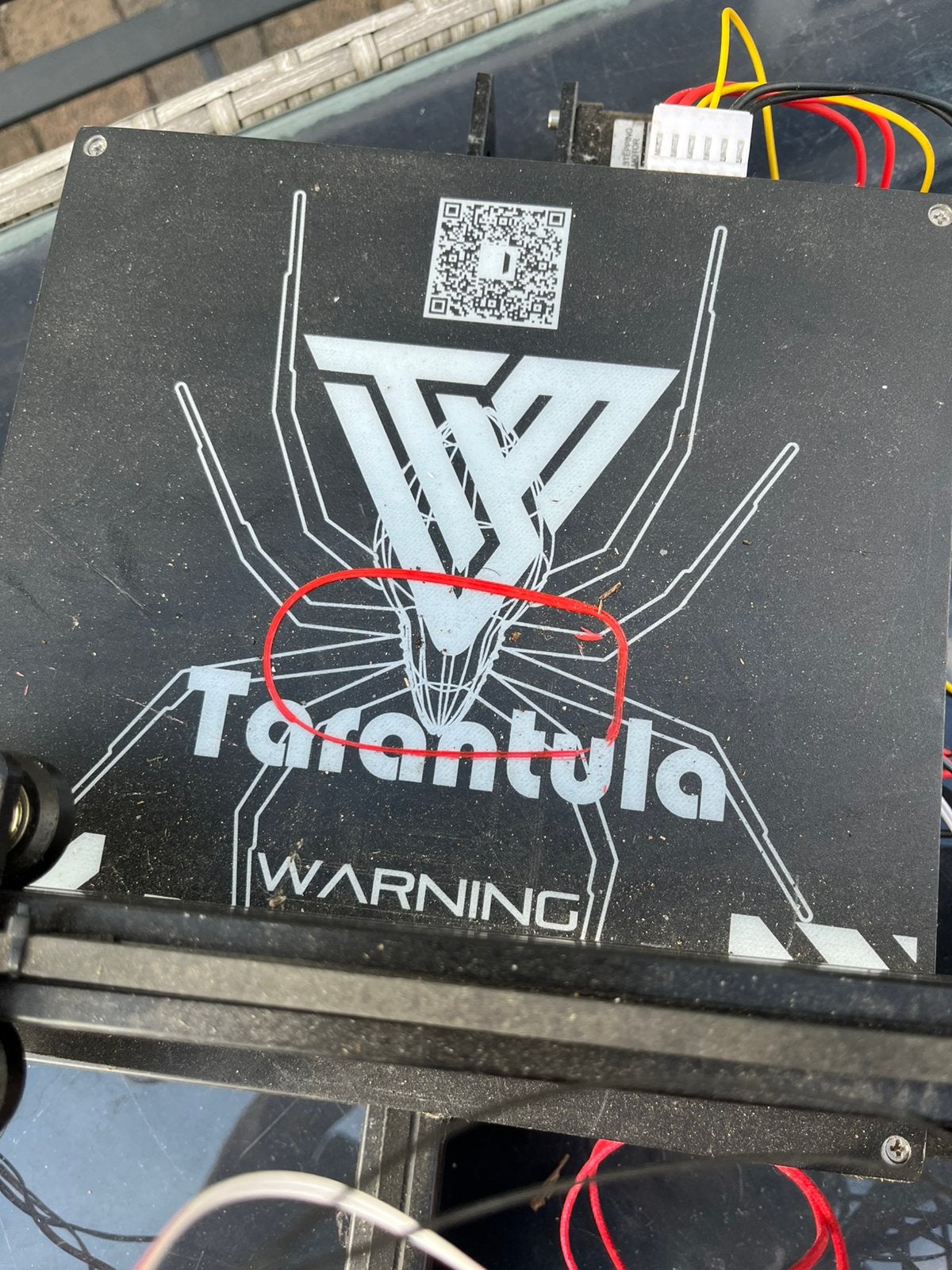 3D printer. Tarantula, Ophalen, Gebruikt