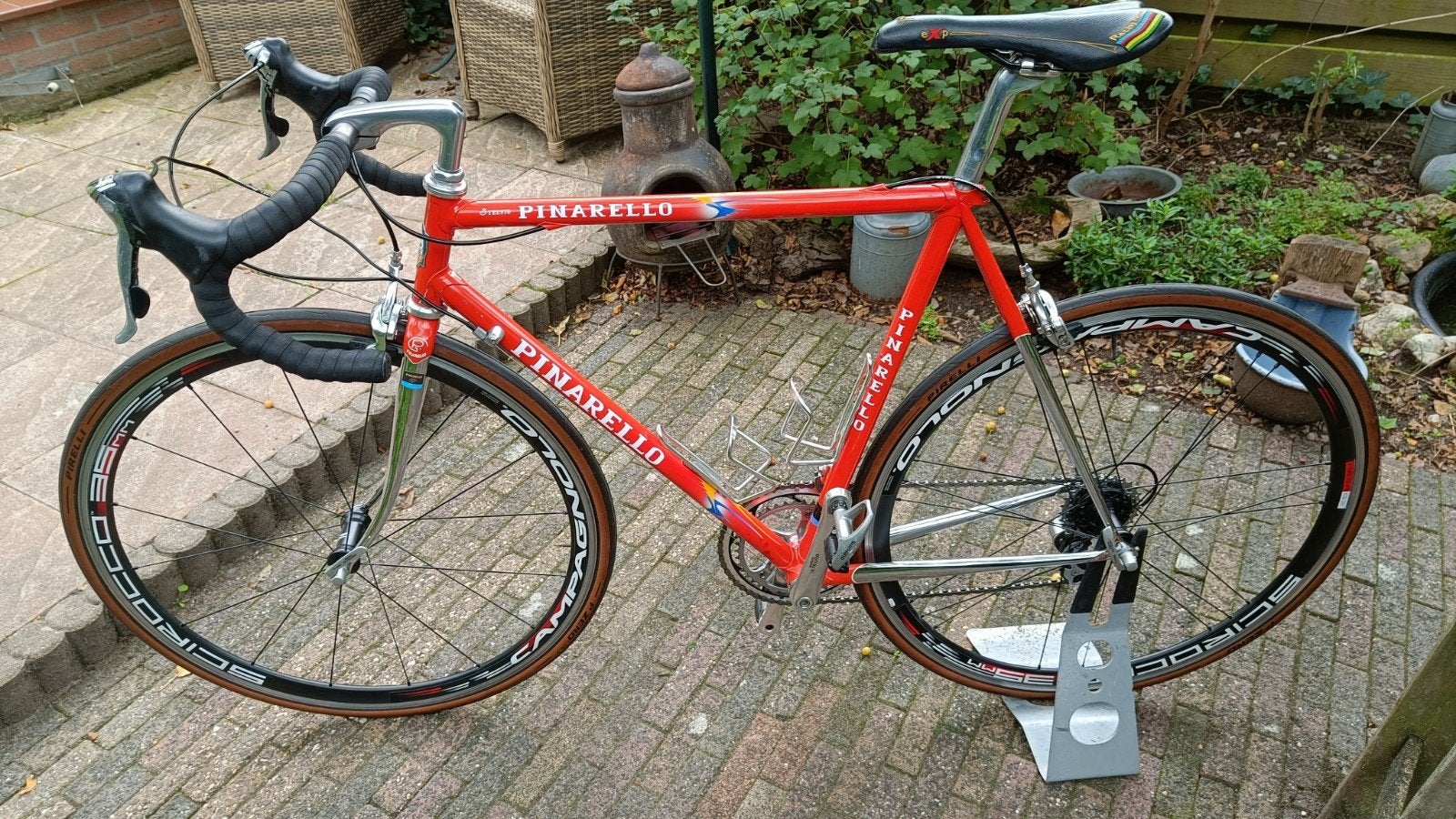 Pinarello Stelvio racefiets - Ultegra afgemonteerd, Fietsen en Brommers, Ophalen, Staal