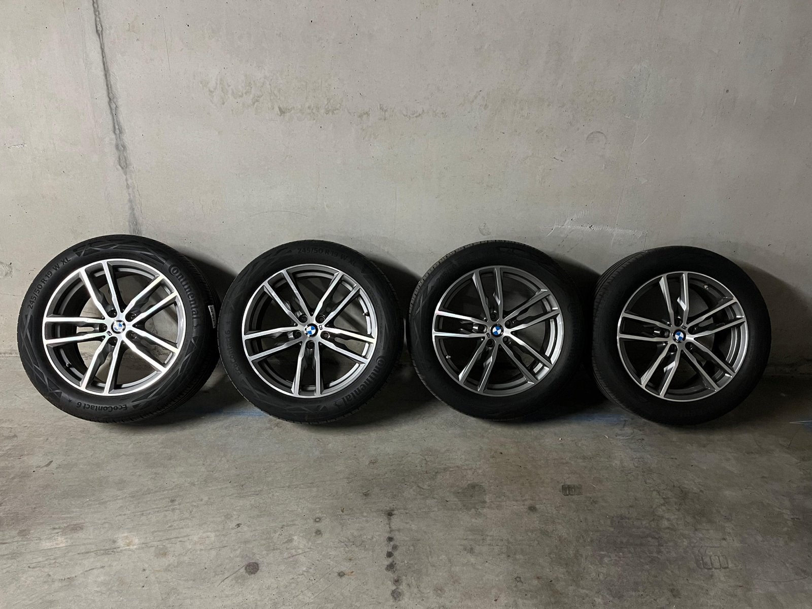 BMW X3 G01 X4 G02 689M 19 inch originele velgen+zomerbanden, Auto-onderdelen, Banden en Velgen, Banden en Velgen, Personenwagen