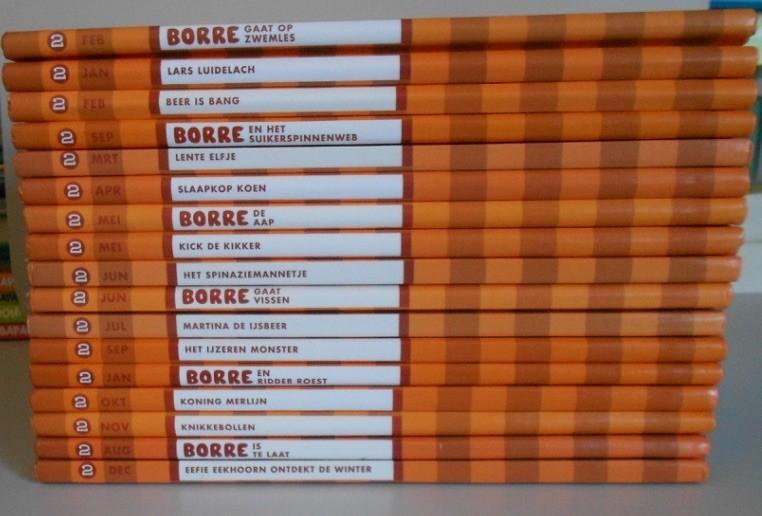 17x BORRE = groep 2 = Gestreepte boekjes / Leesclub = 1 koop, Ophalen, Zo goed als nieuw, Fictie algemeen