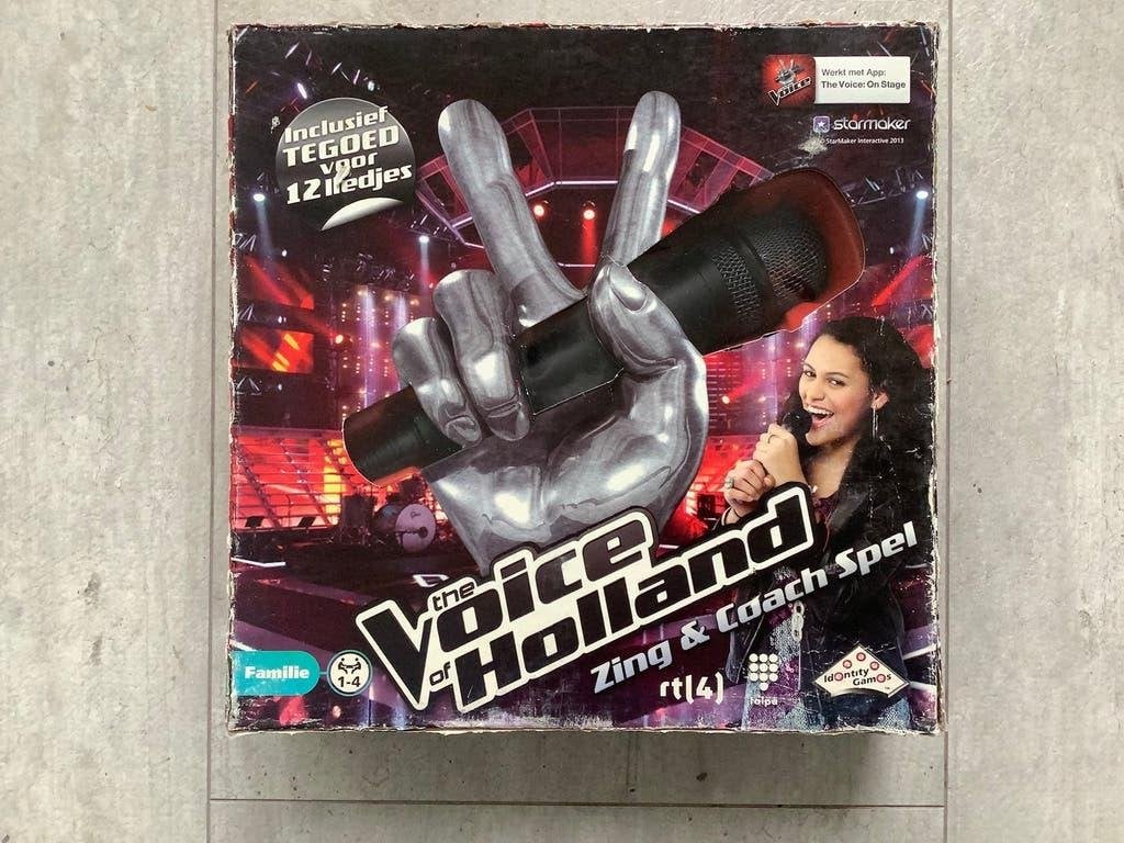 Zingen door een echte microfoon - The Voice of Holland, Ophalen of Verzenden, Zo goed als nieuw, Microfoon(s)