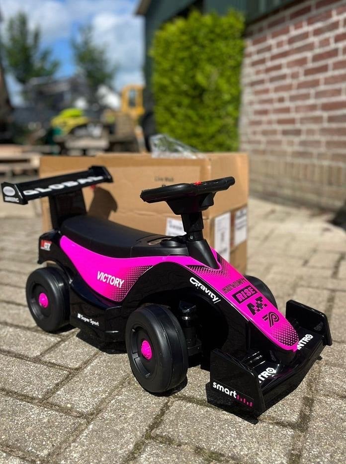 Nieuwe Roze Loopauto Formule 1 Stijl, Kinderen en Baby's, Loopvoertuig, Onbekend, Nieuw, Ophalen of Verzenden