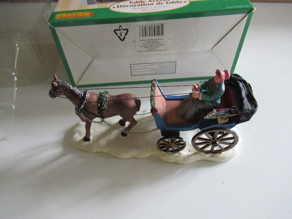 Lemax Paard en wagen, Ophalen, Zo goed als nieuw