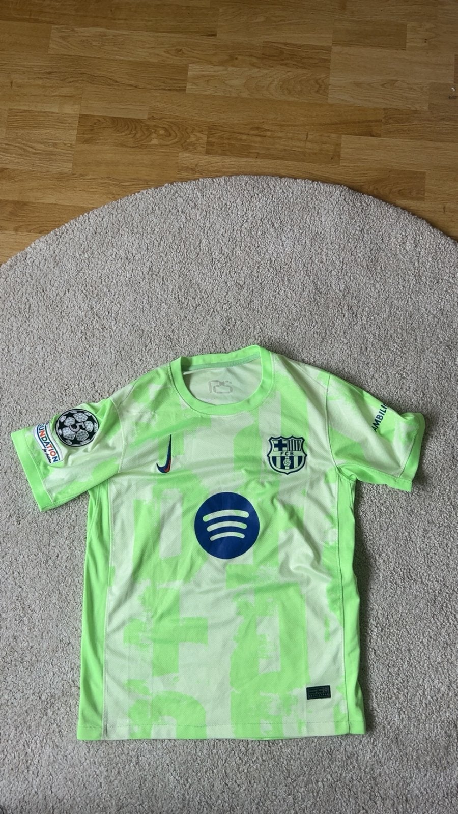 Fc barcalona shirtje kids, Maat S, Ophalen of Verzenden, Nieuw, Shirt
