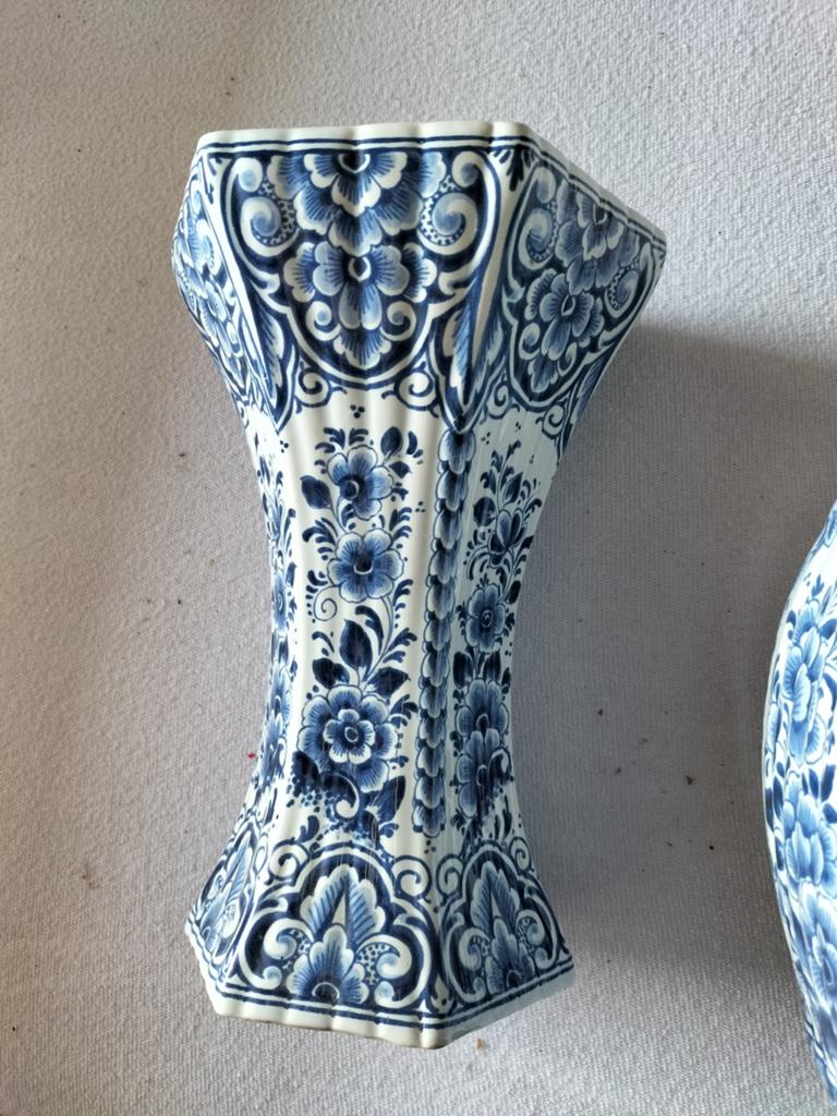 Oud delfts blauwe vazen. Set van 3, Ophalen