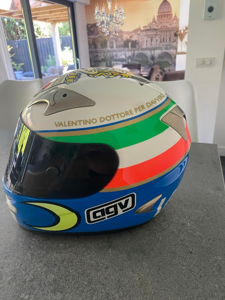 AGV Valentino Rossi Helm Maat L, Heren, Ophalen of Verzenden, L, Tweedehands
