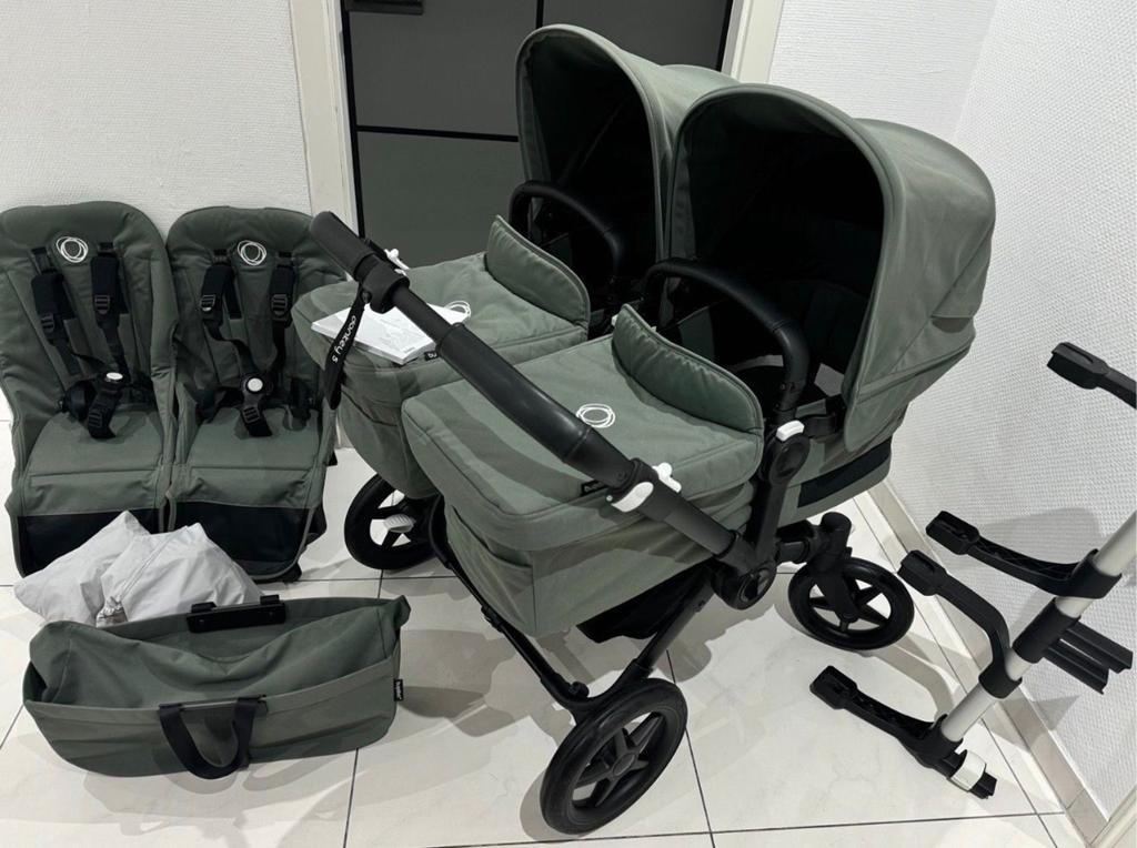 Bugaboo Donkey 5 twin Kinderwagen - Zo goed als nieuw, Ophalen, Bugaboo, Zo goed als nieuw, Combiwagen