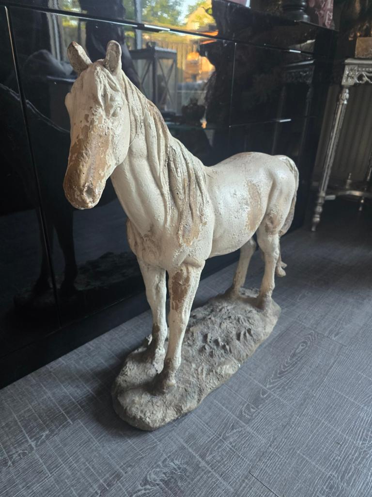 Schitterend landelijk groot mooi paard., Nieuw, Ophalen of Verzenden, Landelijk, Beige