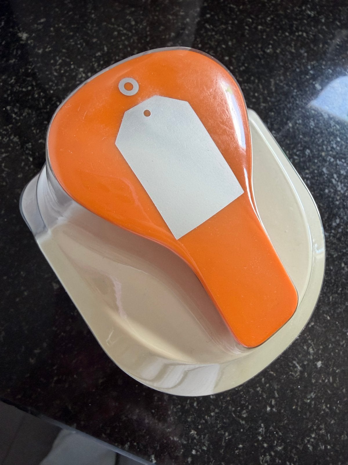 Fiskars tag punch + eyelet setter, Gebruikt, Geschikt voor karton, Oranje, Overige thema's