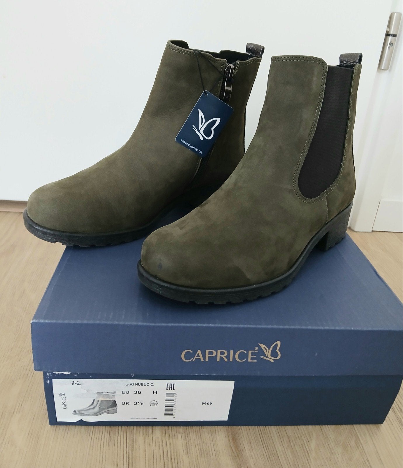 caprice enkellaarsjes mt 36, Lage of Enkellaarzen, Nieuw, Ophalen of Verzenden, Caprice