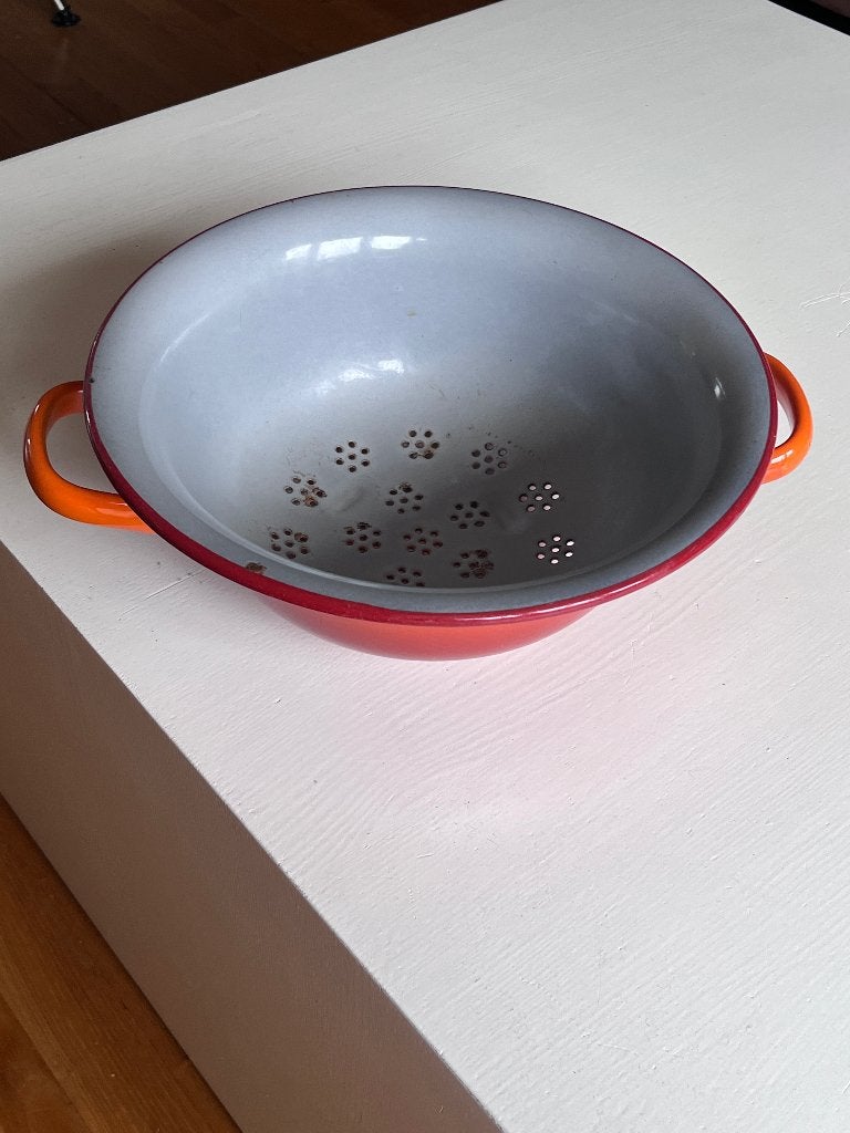 Dru vintage vergiet, Ophalen of Verzenden, Overige materialen, Overige merken, Oranje
