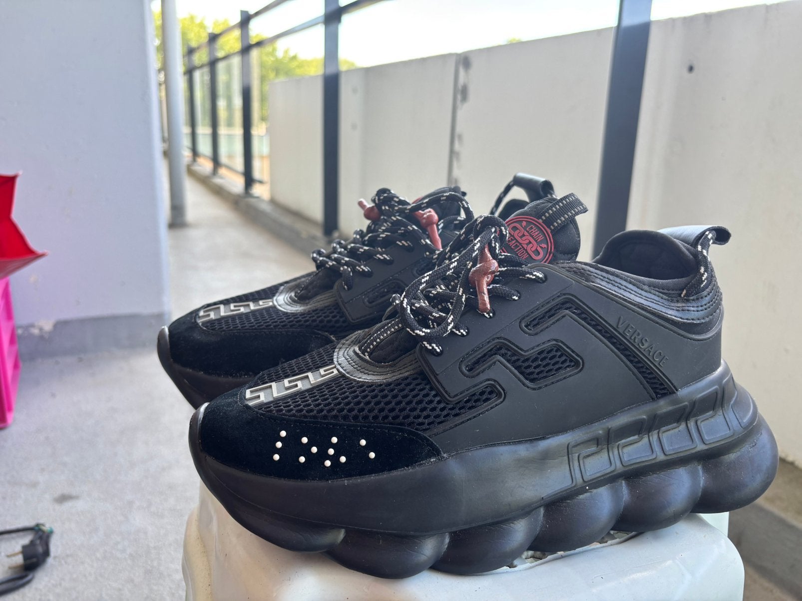 versace schoenen zwart maat 42, Ophalen, Nieuw