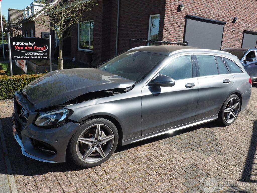 Mercedes-Benz C-Klasse 180 AMG Line Business Solution, Auto diversen, Schadeauto's, Mercedes-Benz, Automaat, Benzine, Stationwagon