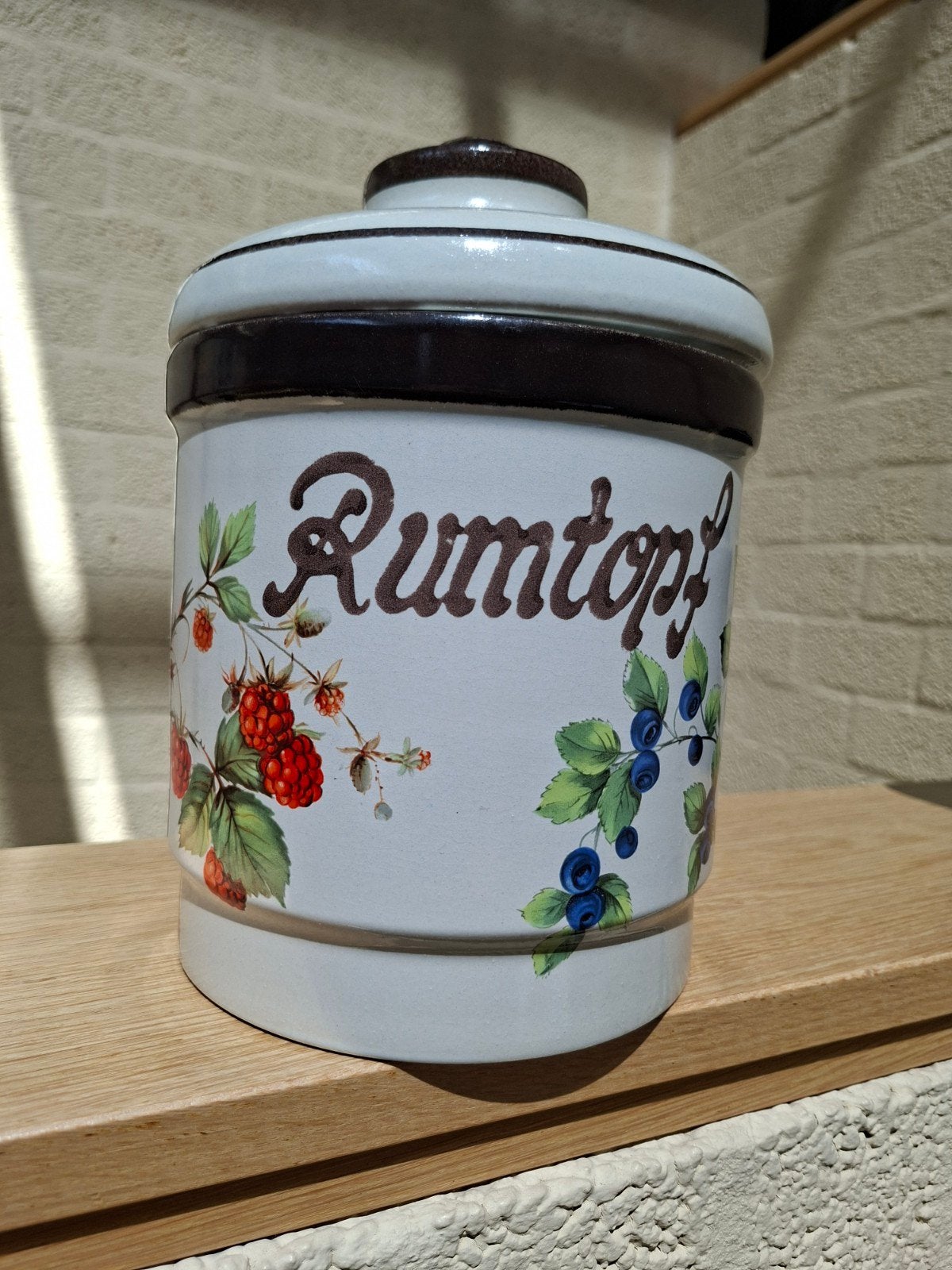 Rumtopf of gewoon mooie pot, Ophalen, Met deksel, Pot, Bus of Blik, Zo goed als nieuw