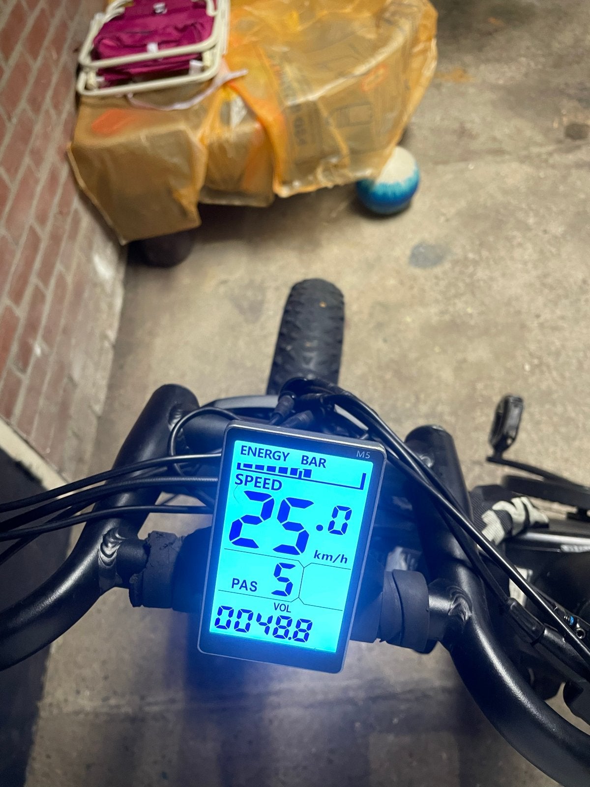 Ouxi Fatbike V8 met dubbele accu en gashendel, Fietsen en Brommers, Gebruikt, 59 cm of meer, 30 tot 50 km per accu, Ophalen