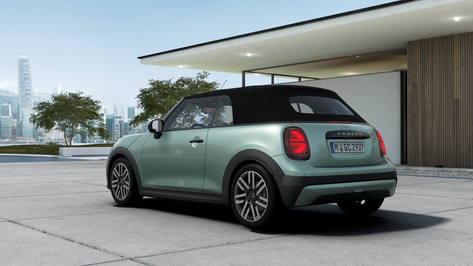 MINI Cabrio Cooper C Automaat / Classic / Stuurverwarming /, 1998 cc, Zwart, Cabriolet, 4 stoelen