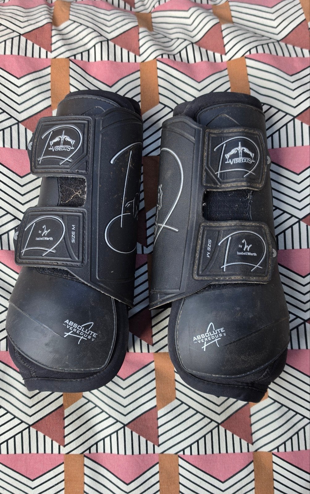 Veredus Peesbeschermers Absolute Easy Strap Rear zwart, Ophalen, Zo goed als nieuw