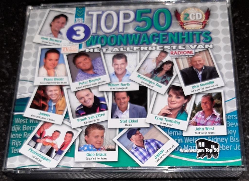 Top 50 woonwagenhits volume 3 2cd, Ophalen of Verzenden, Zo goed als nieuw, Levenslied of Smartlap, Boxset