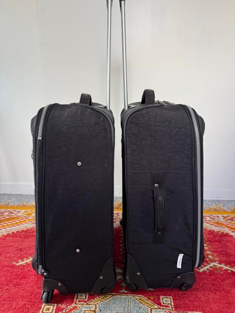 Set van 2 Kipling koffers - 60 x 45 cm, Sieraden, Tassen en Uiterlijk, Koffers, Gebruikt, Zacht kunststof, 60 tot 70 cm, 35 tot 45 cm