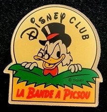 Disney Club -Oom Dagobert pin, Verzamelen, Verzenden, Nieuw, Figuurtje, Speldje of Pin