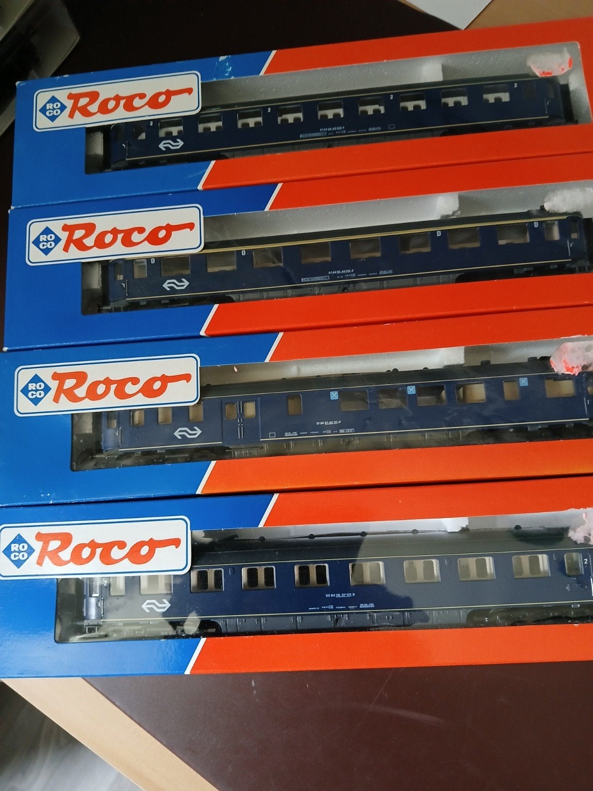 Roco 4NS rijtuigen in originele doos, Ophalen, Gelijkstroom, Wagon, Zo goed als nieuw