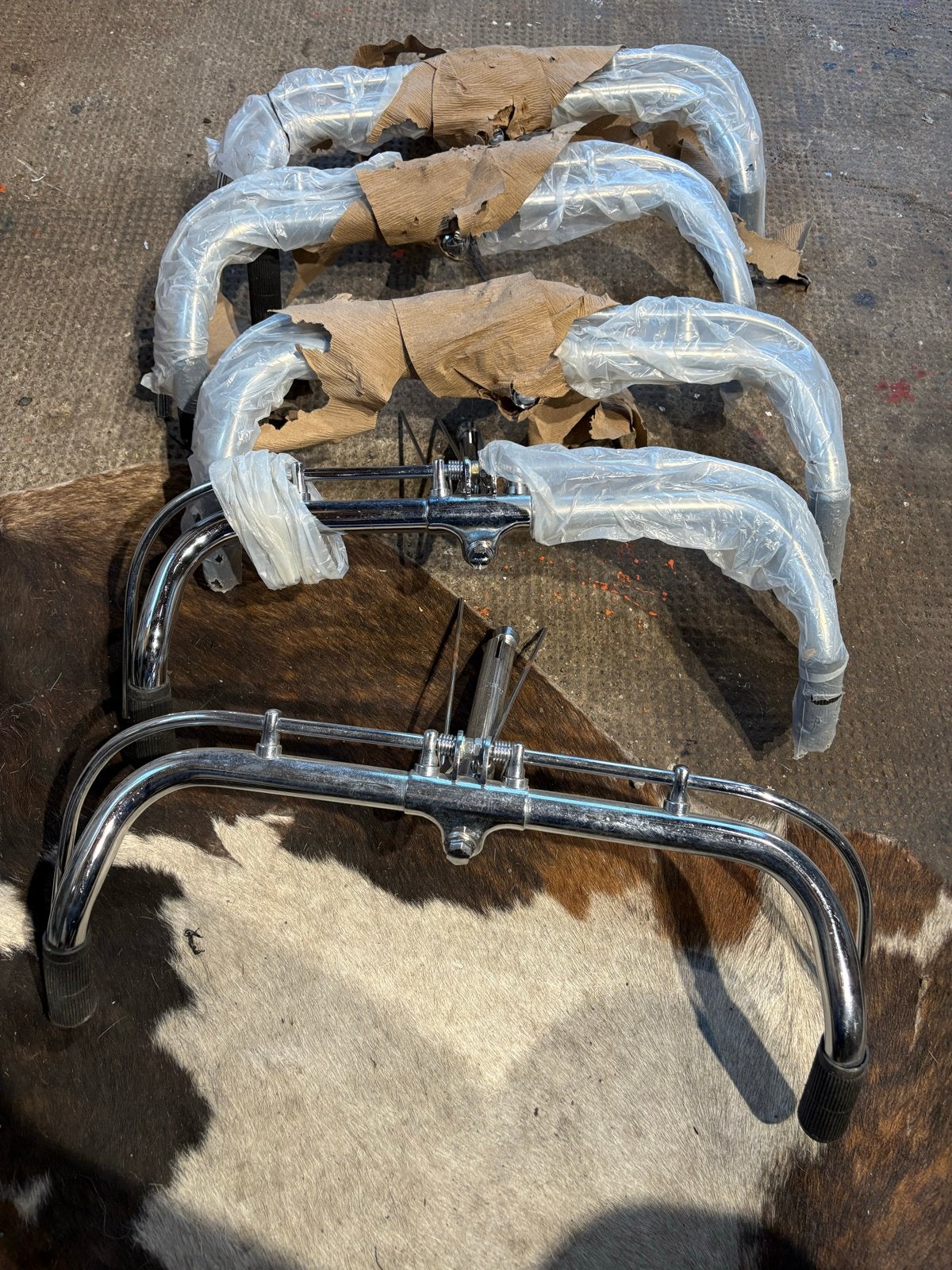 5x Stangenrem Stuur Klassiek Model, Gebruikt, Stuur, Staal, Ophalen of Verzenden
