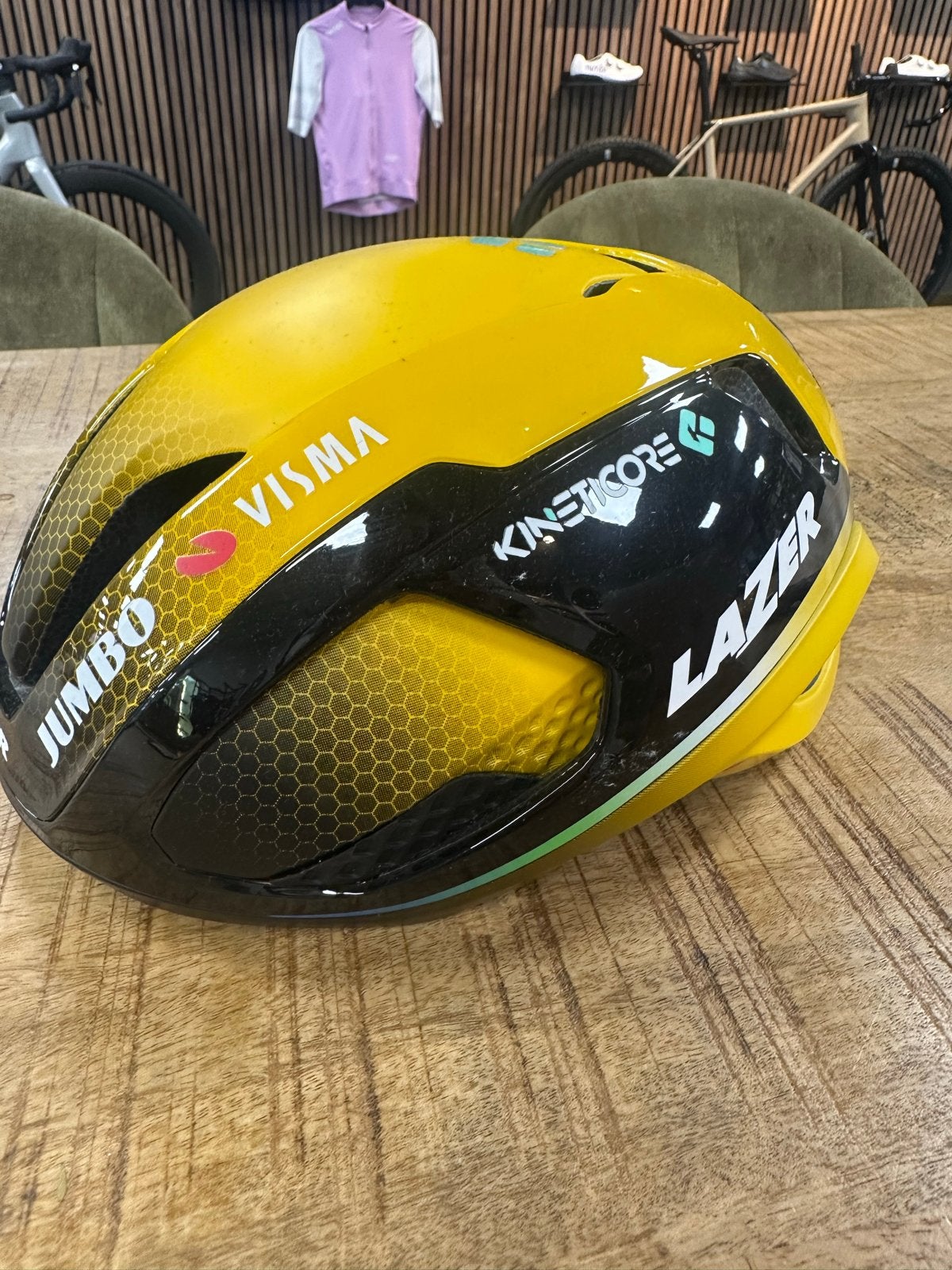 Lazer Vento KinetiCore Jumbo Visma Fietshelm Maat L, Ophalen of Verzenden, Nieuw, L, Heer of Dame