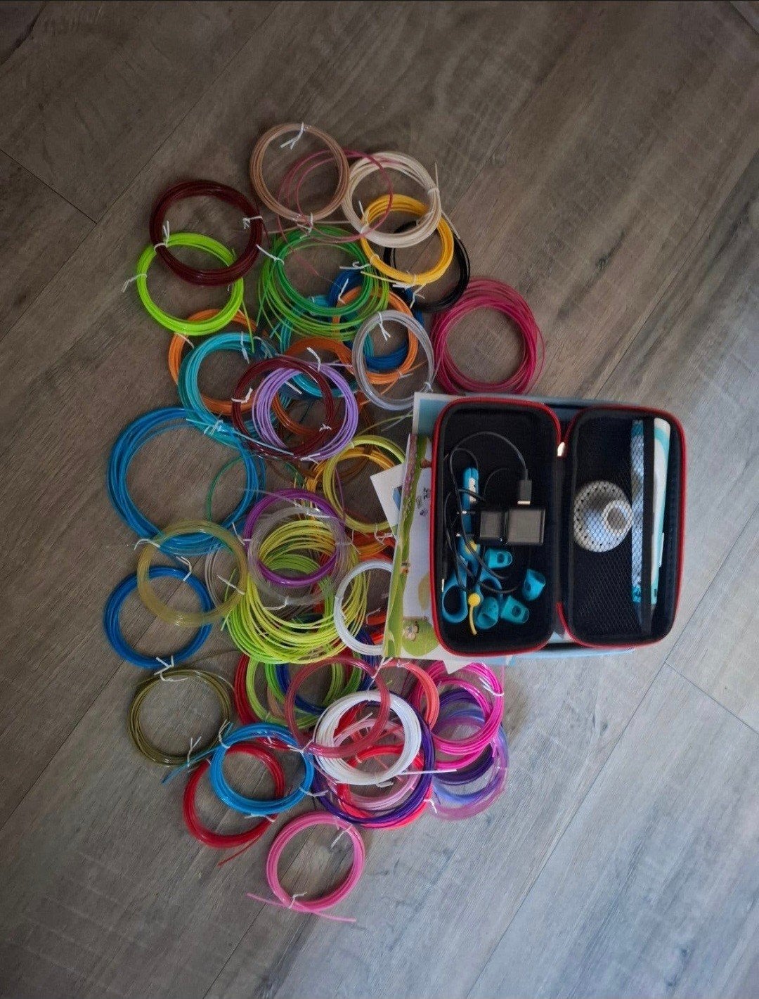 3D Printing Pen XXL Starterkit met veel filament, Ophalen, Gebruikt, Overige thema's, Meerkleurig