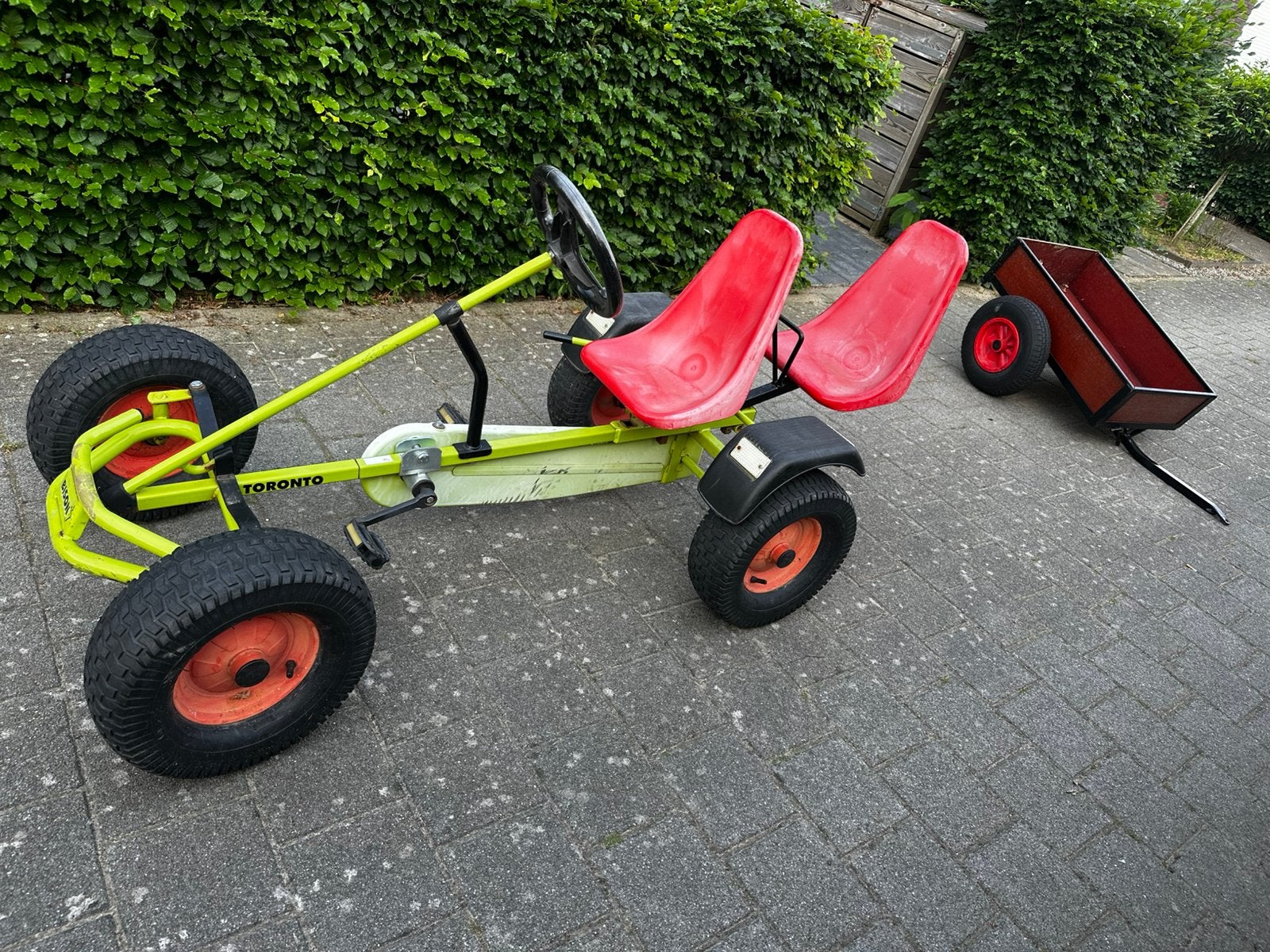 Skelter met kiepkar, Kinderen en Baby's, Speelgoed | Buiten | Skelters, Ophalen, Zo goed als nieuw, Overige merken