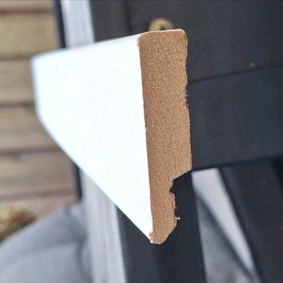Gratis Witte MDF Plint 180 cm 5,5 cm x 1,2 cm, Ophalen, Nieuw, Mdf, 200 tot 250 cm