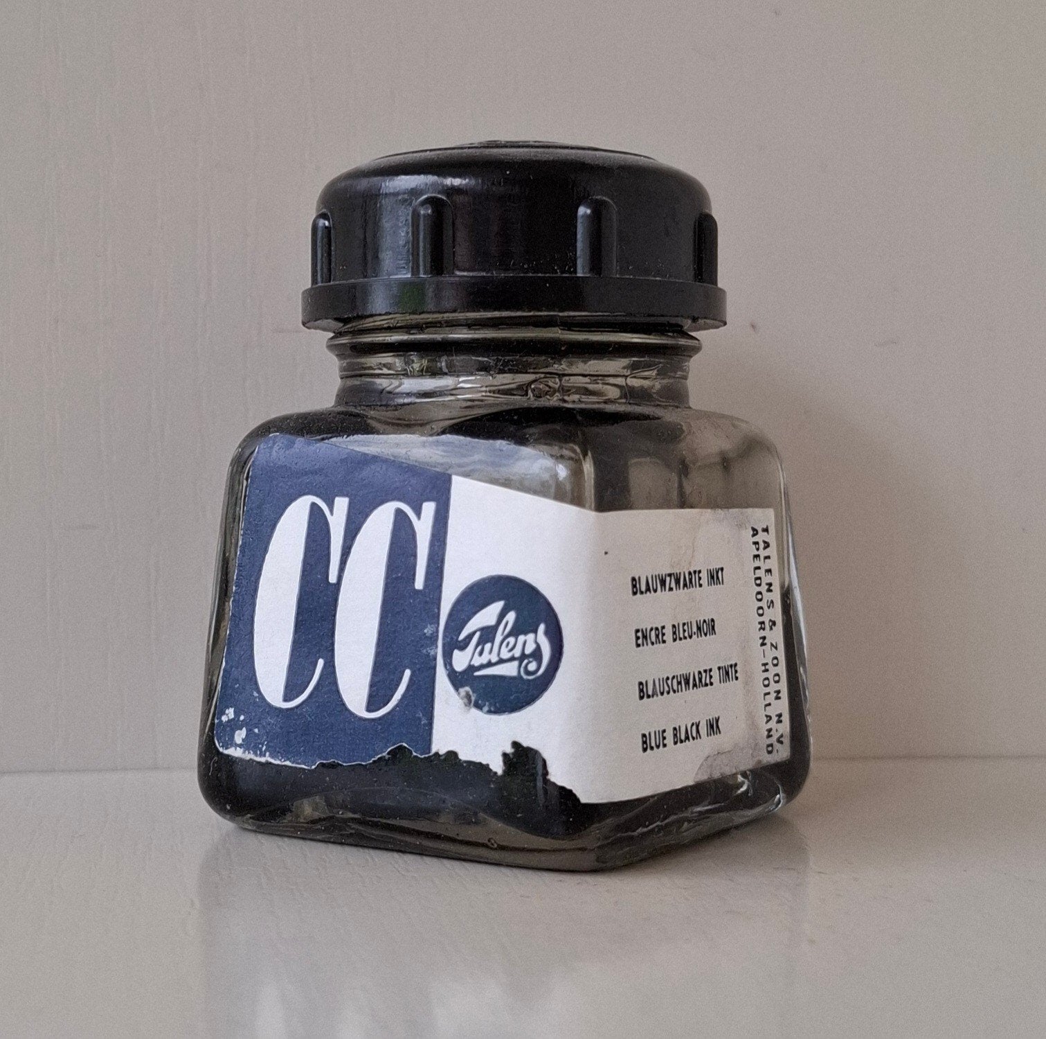 Talens vulpeninkt blue/black, Ophalen of Verzenden, Gebruikt