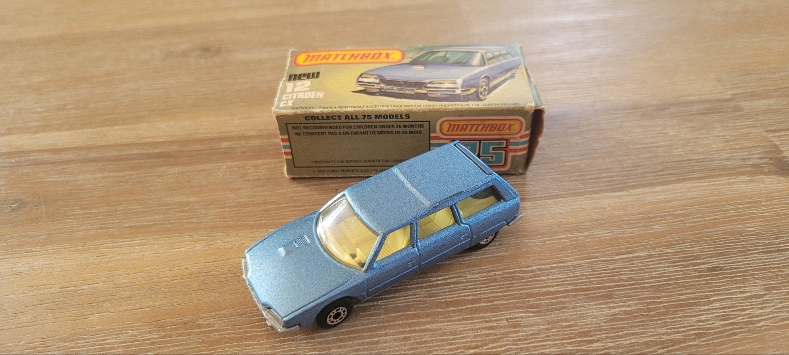 Mint Citroën CX matchbox nummer 12 met doosje., Ophalen of Verzenden, Nieuw, Auto, Matchbox