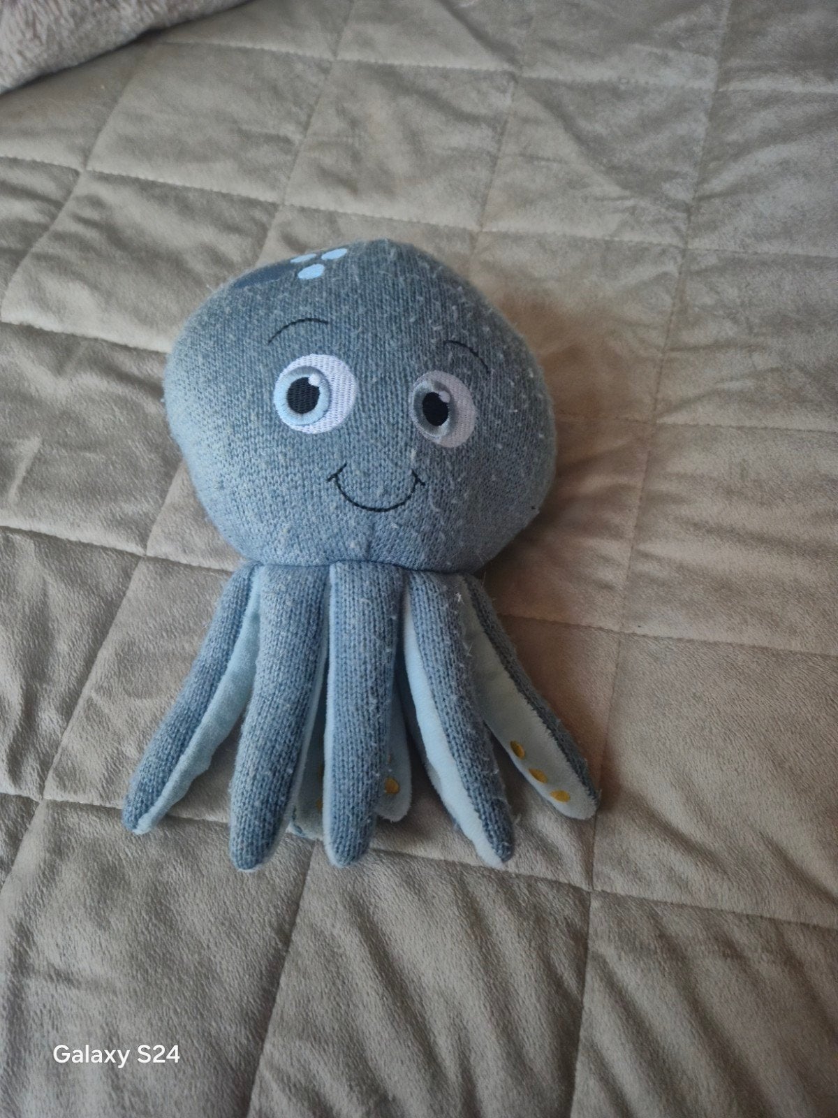 Leuke blauwe octopus knuffel, Kinderen en Baby's, Speelgoed | Knuffels en Pluche, Gebruikt, Overige merken, Overige karakters