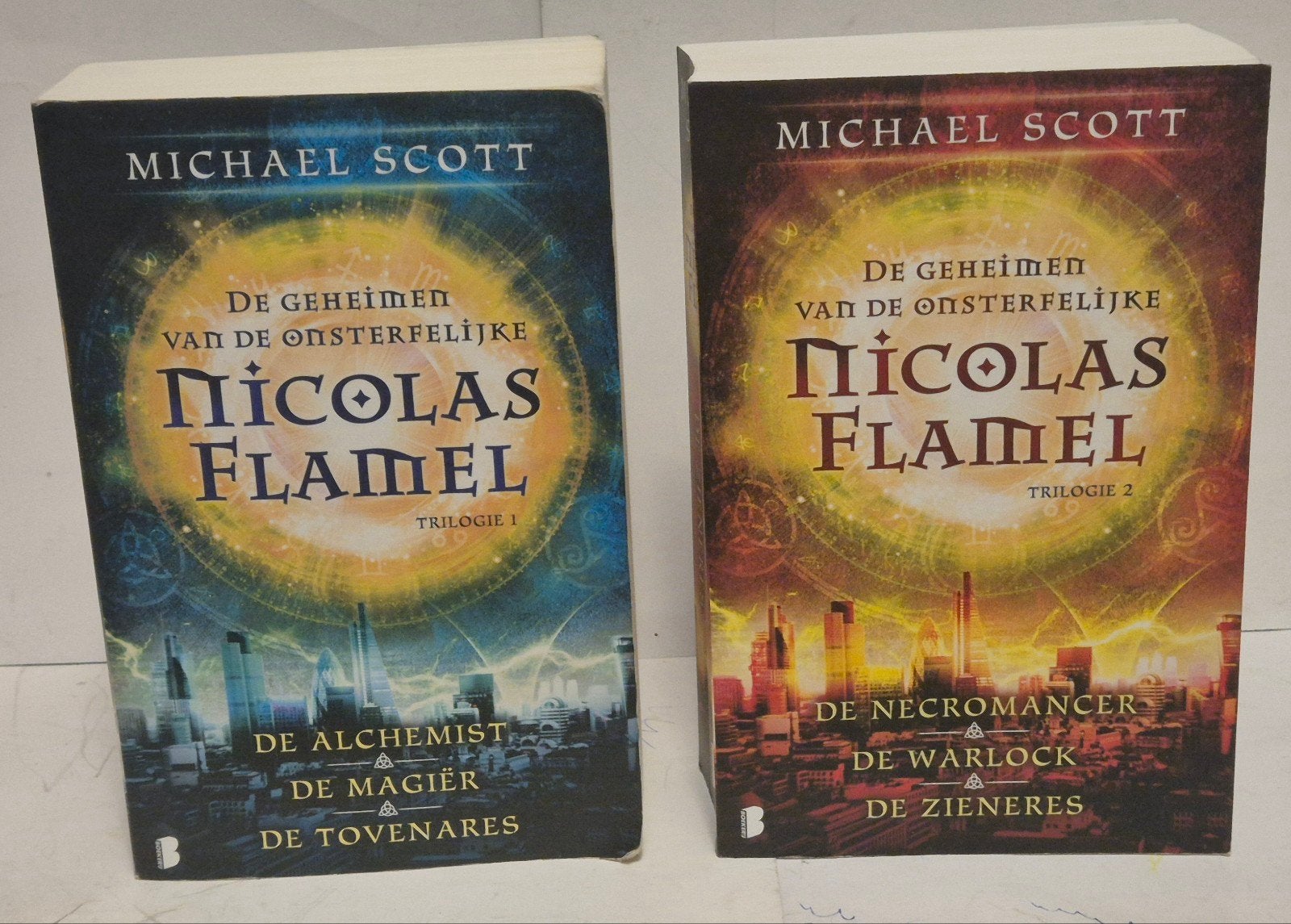 Michael Scott complete 6 delig Geimen v Nicolas Flamel, Boeken, Ophalen of Verzenden, Zo goed als nieuw