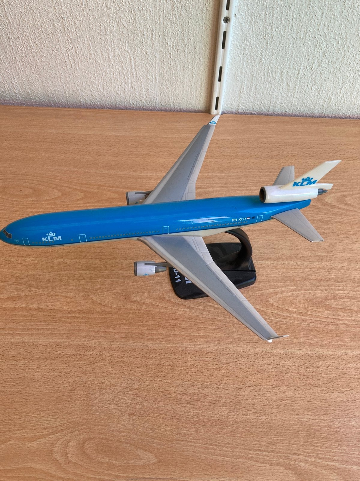 KLM vliegtuig schaalmodel, Verzamelen, Luchtvaart en Vliegtuigspotten, Ophalen of Verzenden, Gebruikt, Schaalmodel