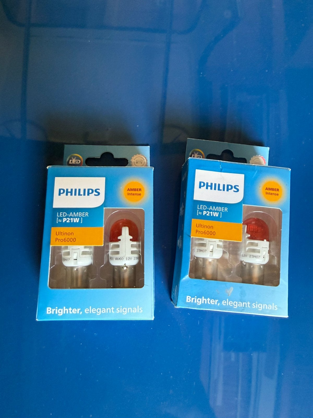 2 sets Philips Ultinon Pro6000 P21W LED Amber knipperlichten, Ophalen of Verzenden, Nieuw